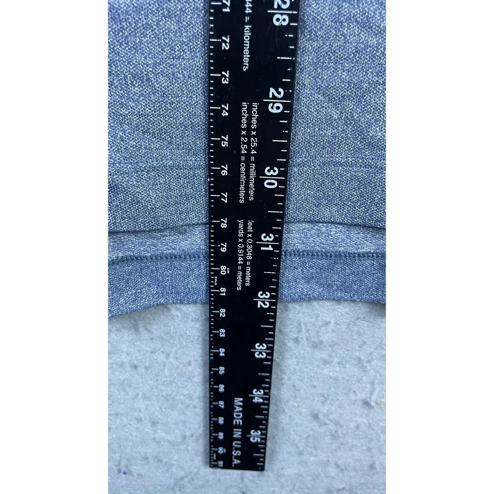 Lululemon Polo Shirt Mens XXL Blue Excellent Short Sleeve Heathered Stretch